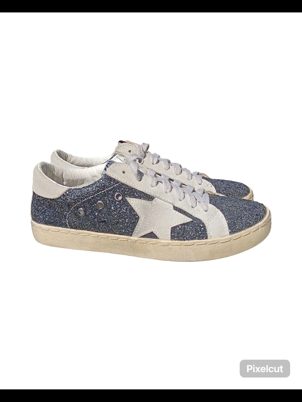 🔥Golden Goose Super-Star glitter sneakers | Women's Size 37(Us 6.5-7) - Picture 10 of 11